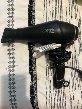 Graphite Titanium Hair Dryer by BaBylissPRO - Black